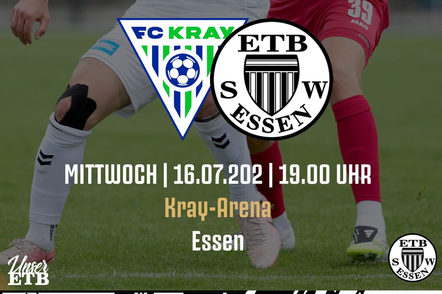 Mittwochabend testet der ETB in Kray