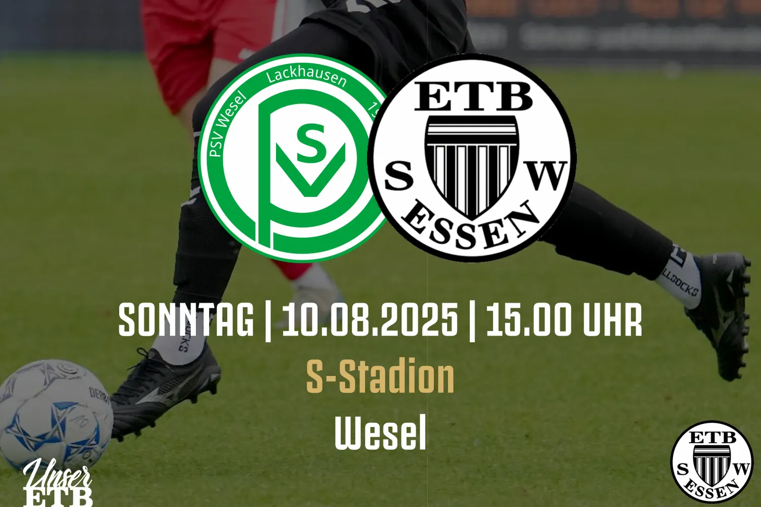 „Unser ETB“ spielt am Sonntag im Verbandspokal