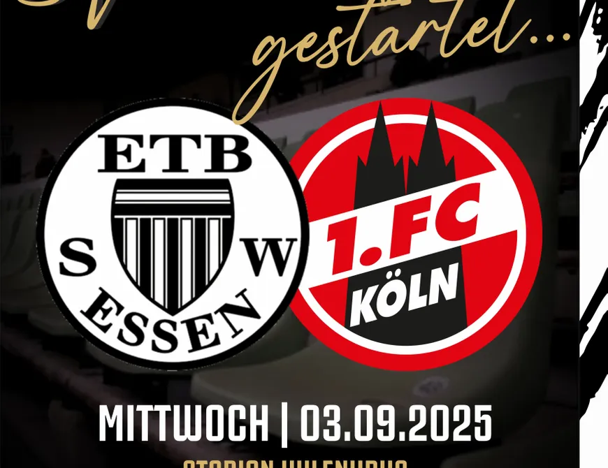 Vorverkauf für das Spiel gegen den 1. FC Köln 
