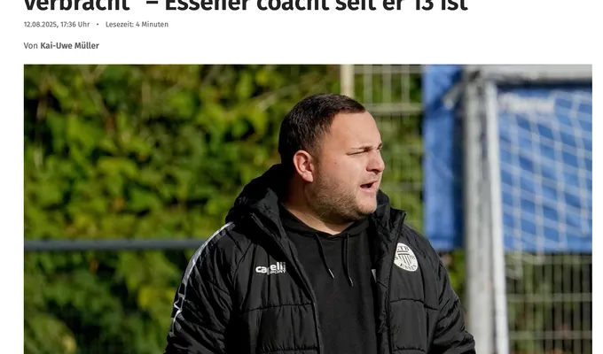 WAZ berichtet über Trainer der 1. Frauen