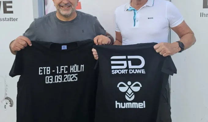 Sport Duwe und der VfB Frohnhausen unterstützen den ETB