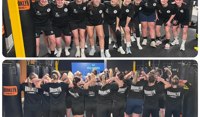 Kooperation der Frauen mit Brooklyn Fitboxing in Essen