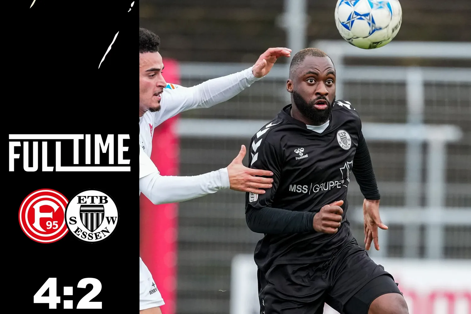 Die Schwarz-Weißen hielten beim Regionalligisten gut mit