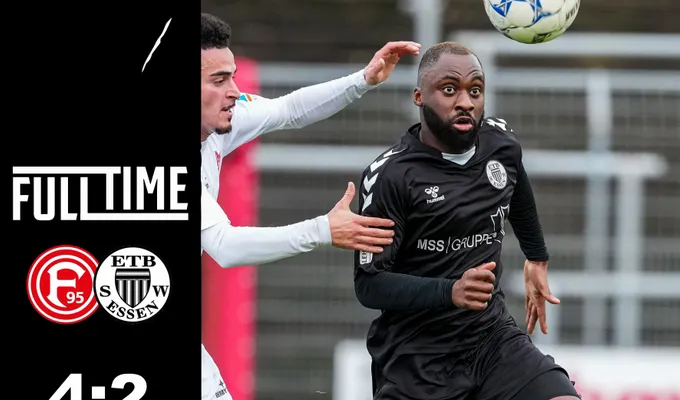 Die Schwarz-Weißen hielten beim Regionalligisten gut mit