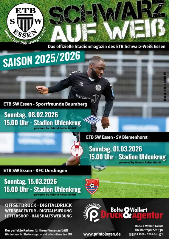 Schwarz auf Weiß Saison 25/26 Ausgabe 4