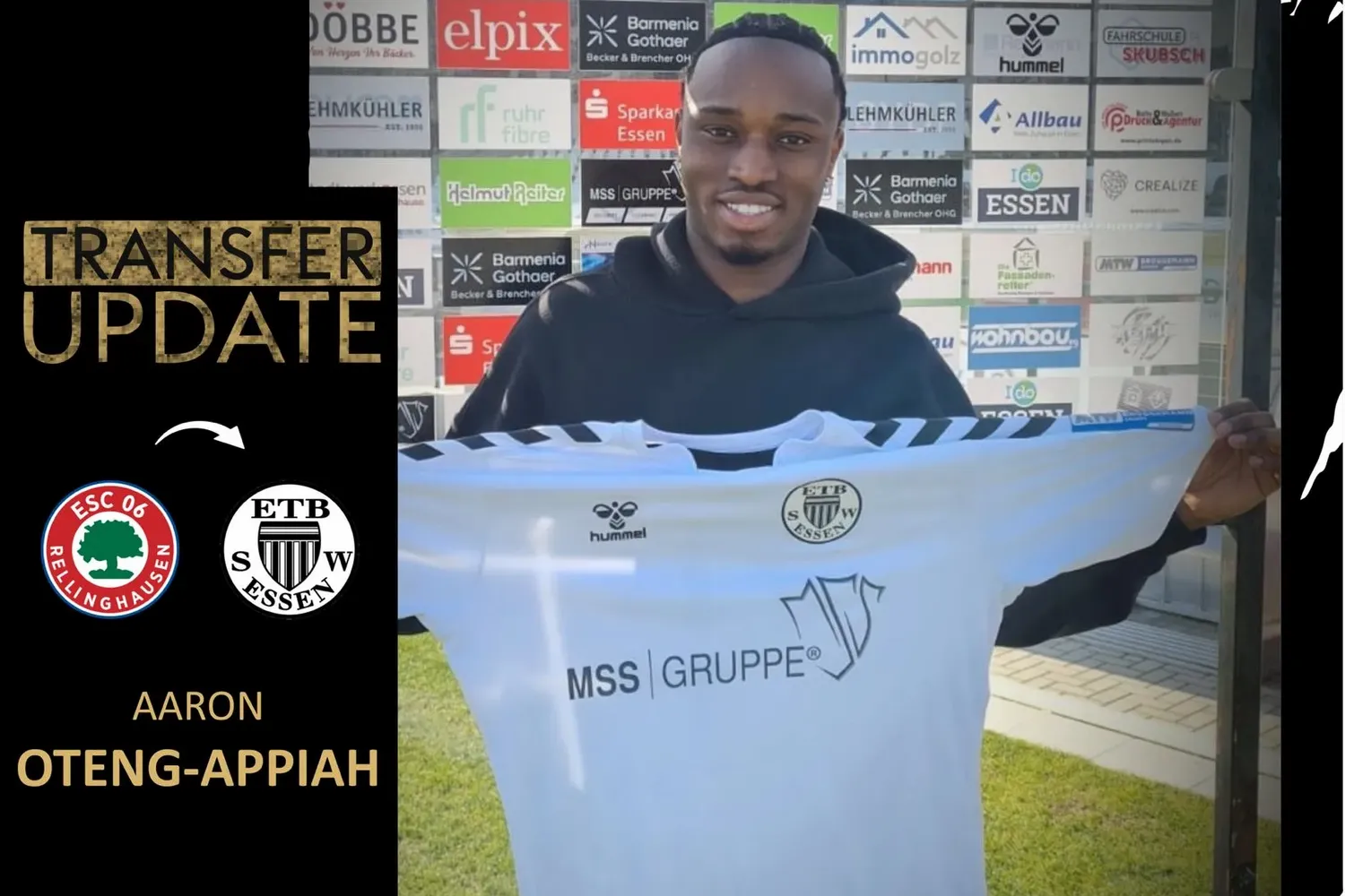 Aaron Oteng-Appiah wechselt zum ETB