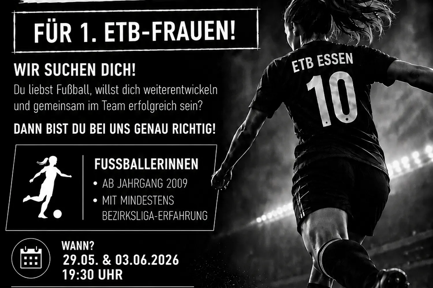 Sichtungstraining bei den 1. ETB Frauen
