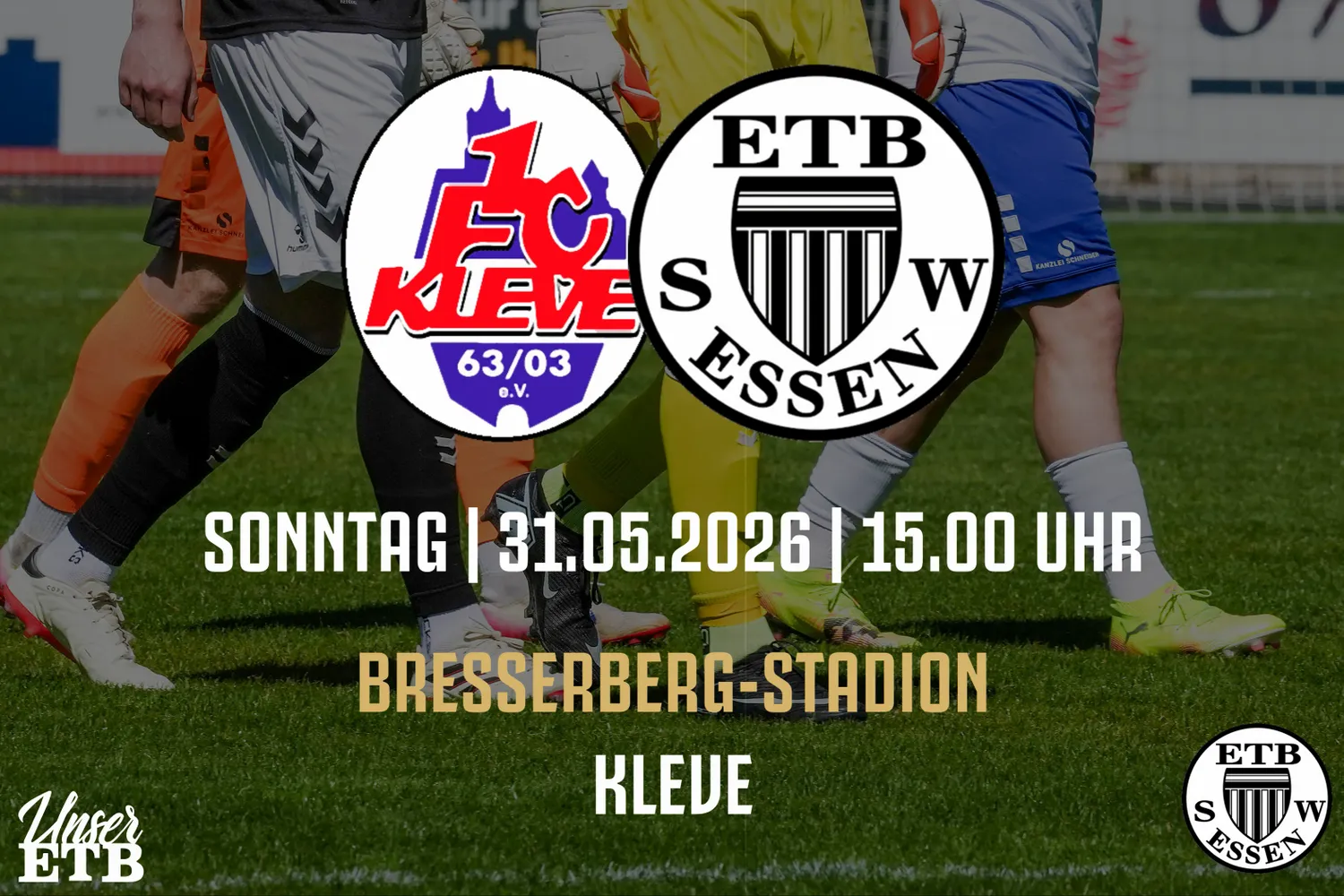 Letztes Auswärtsspiel für die Schwarz-Weißen