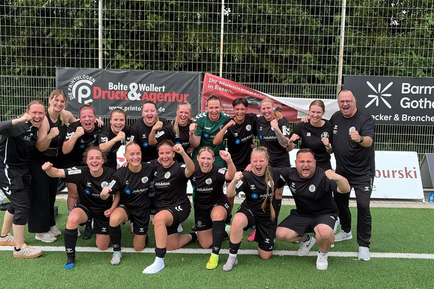 ETB Frauen schlagen Spitzenreiter Fortuna Bottrop 2:1