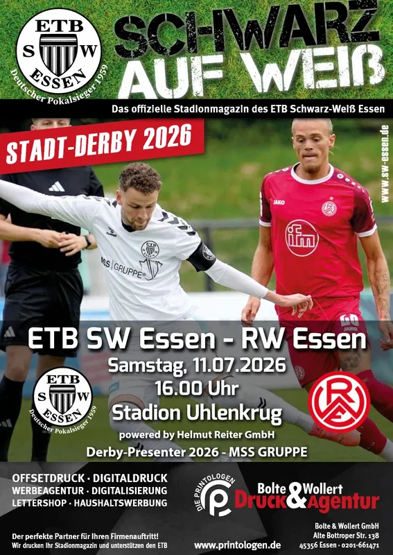 Schwarz auf Weiß Stadt-Derby 2026