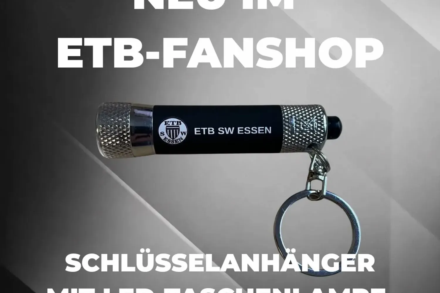Frisch eingetroffen: ETB-Schlüsselanhänger mit Taschenlampe