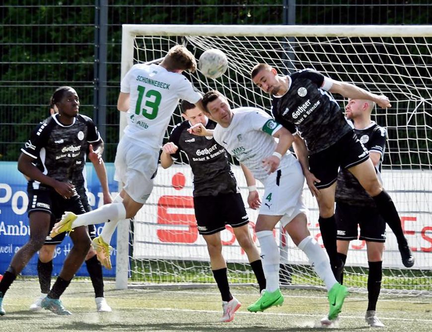 Impressionen vom Spiel in Schonnebeck