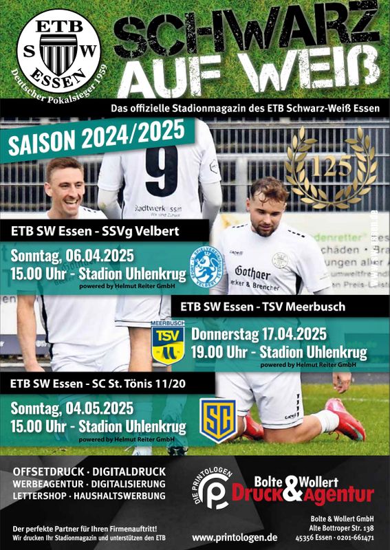 Schwarz auf Weiß Saison 2024/25 Ausgabe 5