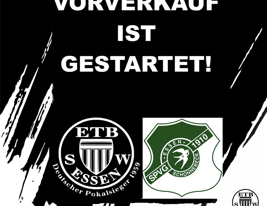 Vorverkauf für das Schonnebeck-Spiel ist gestartet